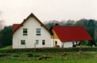 Ein Haus in Holzrahmenbauweise in Hameln Extertal