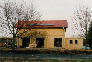 Ein Haus in Holzrahmenbauweise in Nienburg Liebenau