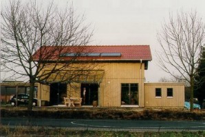 Ein Haus in Holzrahmenbauweise in Nienburg Liebenau