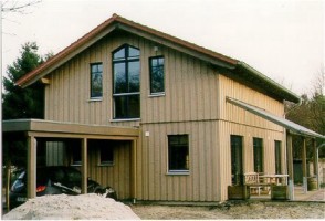 Ein Haus in Holzrahmenbauweise in Nienburg Liebenau