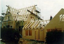 Ein Haus in Holzrahmenbauweise in Obernkirchen Vehlen